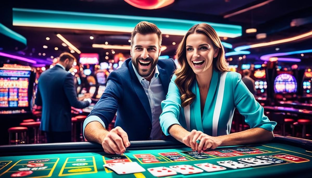 Antarmuka permainan live casino benua toto dengan dealer profesional